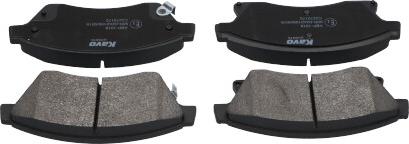 Kavo Parts KBP-1016 - Гальмівні колодки, дискові гальма autozip.com.ua