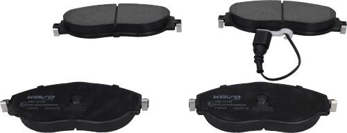 Kavo Parts KBP-10109 - Гальмівні колодки, дискові гальма autozip.com.ua