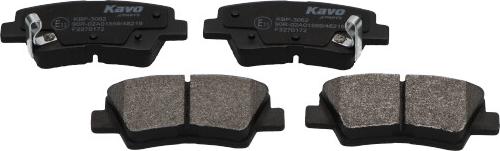 Kavo Parts KBP-3062 - Гальмівні колодки, дискові гальма autozip.com.ua