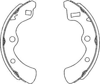 Kavo Parts KBS-2904 - Комплект гальм, барабанний механізм autozip.com.ua