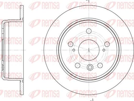 Kavo Parts BR-9358-C - Гальмівний диск autozip.com.ua