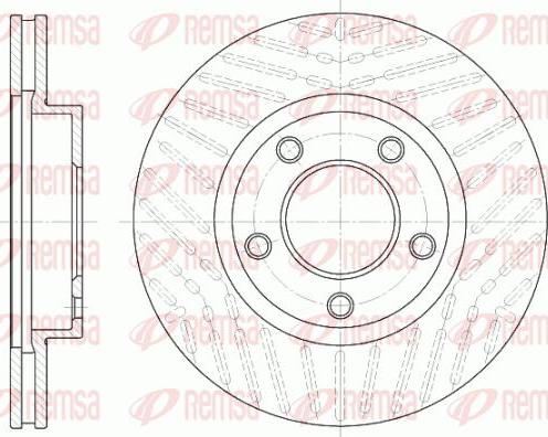 Kawe 6932 10 - Гальмівний диск autozip.com.ua