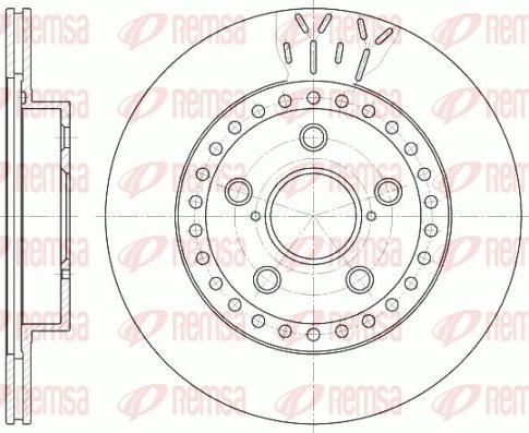 HELLA PAGID 8DD 355 106-261 - Гальмівний диск autozip.com.ua