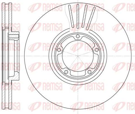 Kawe 6519 10 - Гальмівний диск autozip.com.ua