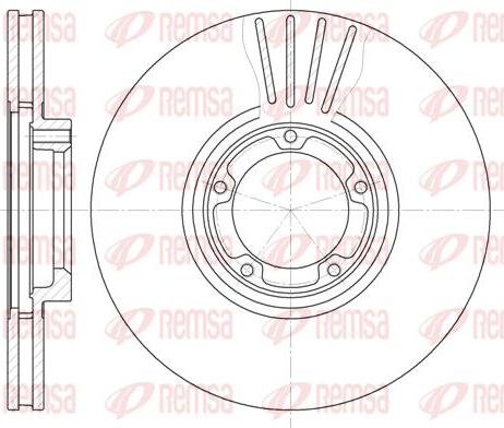 Kawe 6518 10 - Гальмівний диск autozip.com.ua