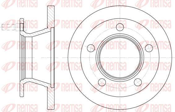 Brembo 1.2817.1.4 - Гальмівний диск autozip.com.ua