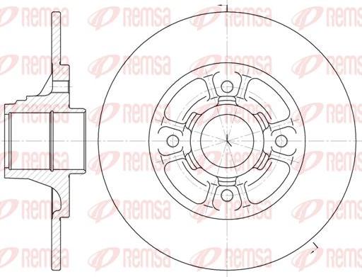 Kawe 6073 00 - Гальмівний диск autozip.com.ua