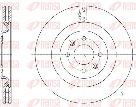 Open Parts BDA2769.20 - Гальмівний диск autozip.com.ua