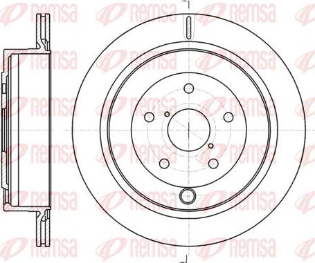 IPS Parts IBP-1710 - Гальмівний диск autozip.com.ua