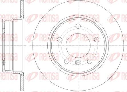 Kawe 61013 00 - Гальмівний диск autozip.com.ua