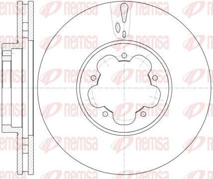 Kawe 61022 10 - Гальмівний диск autozip.com.ua