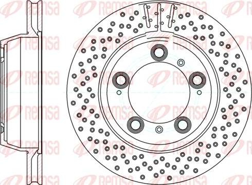 Kawe 61146 10 - Гальмівний диск autozip.com.ua