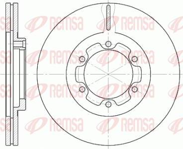 Kawe 6188 10 - Гальмівний диск autozip.com.ua