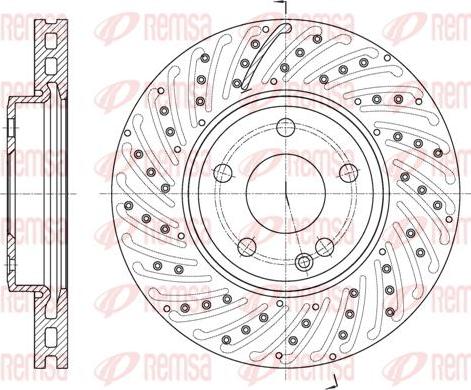 Kawe 61836 10 - Гальмівний диск autozip.com.ua