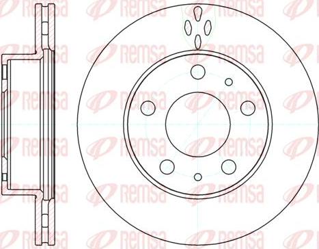 Kawe 61204 10 - Гальмівний диск autozip.com.ua