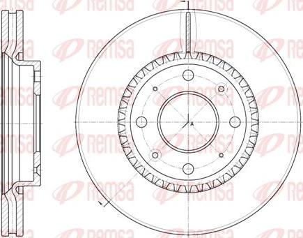 Parts-Mall PRB-021 - Гальмівний диск autozip.com.ua