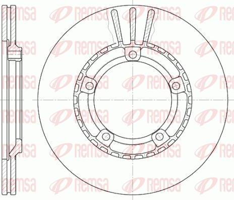 Kawe 6870 10 - Гальмівний диск autozip.com.ua