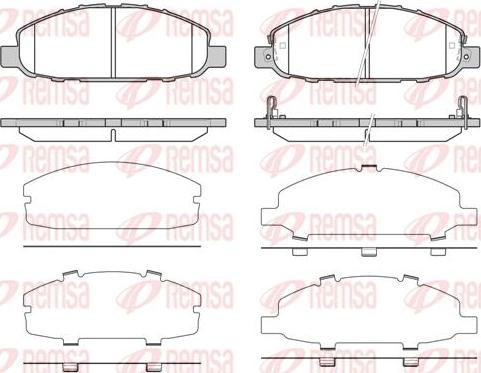 Kawe 09970 2 - Гальмівні колодки, дискові гальма autozip.com.ua