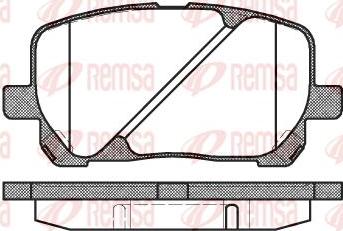 Kawe 0954 00 - Гальмівні колодки, дискові гальма autozip.com.ua