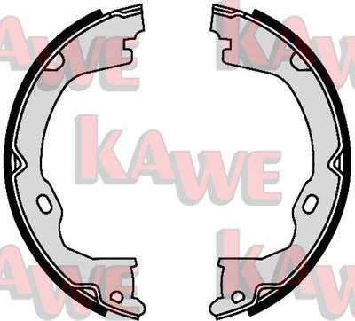 Kawe 09550 - Комплект гальм, ручник, парковка autozip.com.ua