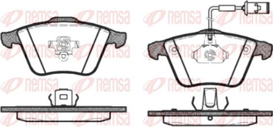 Kawe 0964 52 - Гальмівні колодки, дискові гальма autozip.com.ua