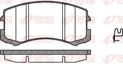 Kawe 0965 01 - Гальмівні колодки, дискові гальма autozip.com.ua