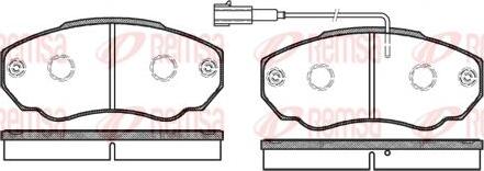 Kawe 0960 01 - Гальмівні колодки, дискові гальма autozip.com.ua