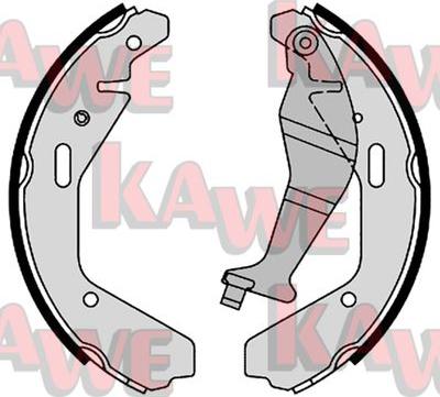 Kawe 09130 - Комплект гальм, барабанний механізм autozip.com.ua