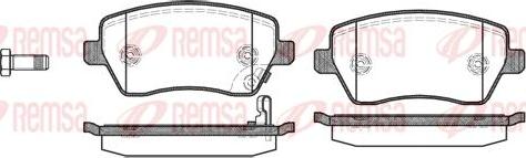 Kawe 0987 11 - Гальмівні колодки, дискові гальма autozip.com.ua