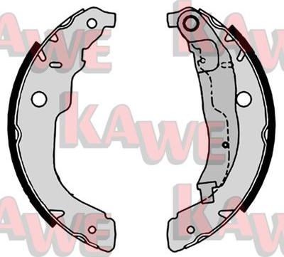 Kawe 09220 - Комплект гальм, барабанний механізм autozip.com.ua