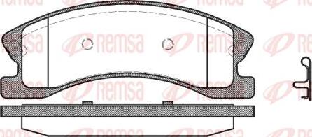 Kawe 0973 02 - Гальмівні колодки, дискові гальма autozip.com.ua