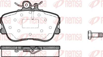 Kawe 0445 00 - Гальмівні колодки, дискові гальма autozip.com.ua