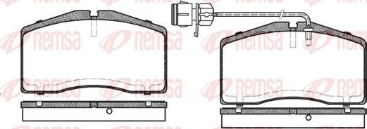 Kawe 0448 02 - Гальмівні колодки, дискові гальма autozip.com.ua