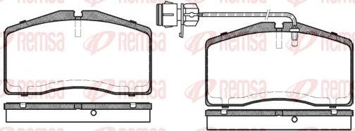 Kawe 0448 12 - Гальмівні колодки, дискові гальма autozip.com.ua