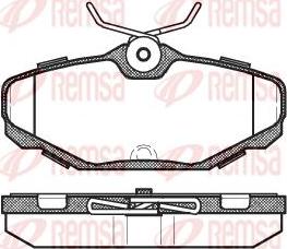 BENDIX D610 - Гальмівні колодки, дискові гальма autozip.com.ua