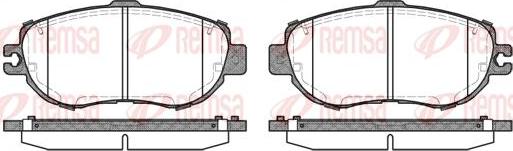 Kawe 0456 00 - Гальмівні колодки, дискові гальма autozip.com.ua