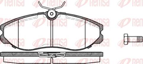 Kawe 0462 00 - Гальмівні колодки, дискові гальма autozip.com.ua