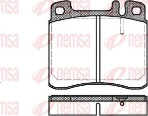 Kawe 0408 00 - Гальмівні колодки, дискові гальма autozip.com.ua