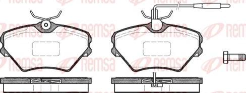 Kawe 0485 02 - Гальмівні колодки, дискові гальма autozip.com.ua