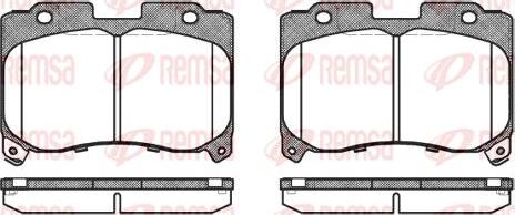 Kawe 0474 04 - Гальмівні колодки, дискові гальма autozip.com.ua