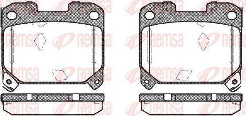 Kawe 0475 04 - Гальмівні колодки, дискові гальма autozip.com.ua