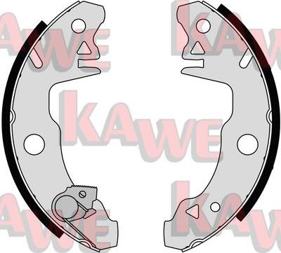 Kawe 05980 - Комплект гальм, барабанний механізм autozip.com.ua
