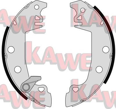 Kawe 05930 - Комплект гальм, барабанний механізм autozip.com.ua