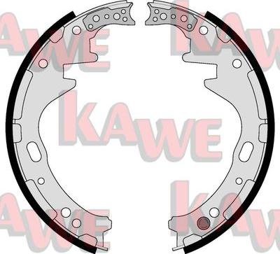 Kawe 05500 - Комплект гальм, барабанний механізм autozip.com.ua
