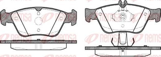 Kawe 0586 10 - Гальмівні колодки, дискові гальма autozip.com.ua