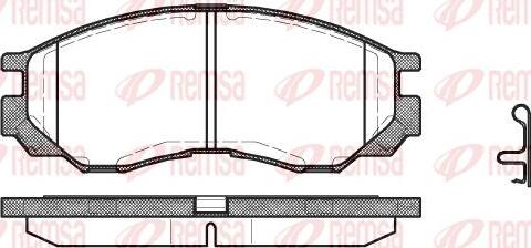 Kawe 0583 00 - Гальмівні колодки, дискові гальма autozip.com.ua