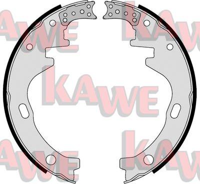 Kawe 05250 - Комплект гальм, барабанний механізм autozip.com.ua