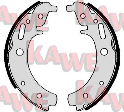 Kawe 05790 - Комплект гальм, барабанний механізм autozip.com.ua