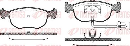 Kawe 0575 02 - Гальмівні колодки, дискові гальма autozip.com.ua