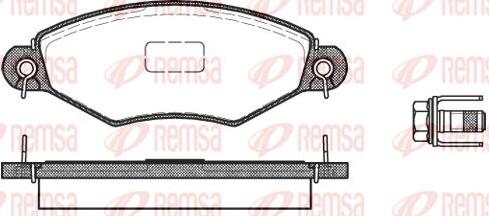 Kawe 0643 10 - Гальмівні колодки, дискові гальма autozip.com.ua